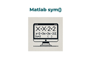 Функція SYM: Створення номерів символів, змінних та об'єктів у MATLAB