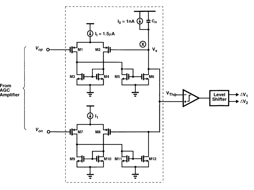 Negative Peak Detector Diagram