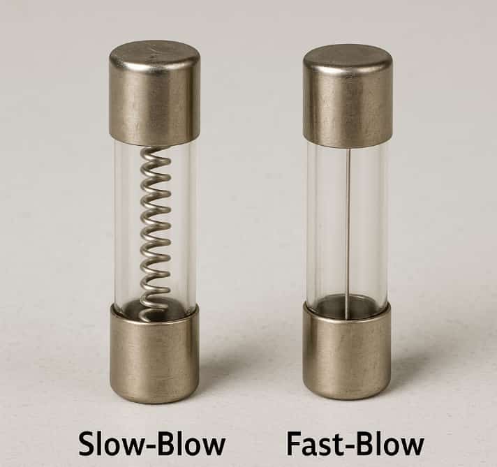 Slow-Blow and Fast-Blow Fuses