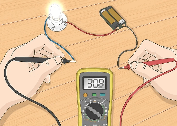 Digital Ammeter Measure Current